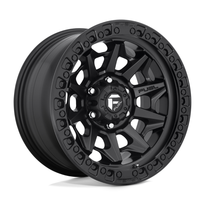 Alloy Wheel, FUEL D694 COVERT, 17x9.0, ET 1, 6x135, 87.1, Black - EDK.ro