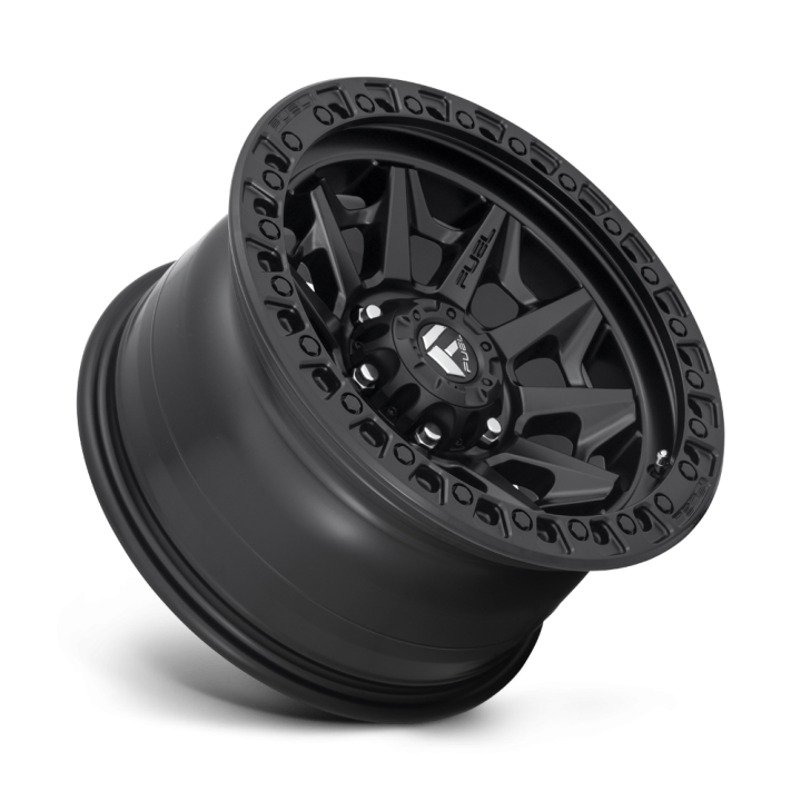 Jantă de Aluminiu, FUEL D694 COVERT, 17x9.0, ET 1, 6x135, 87.1, Negru - EDK.ro