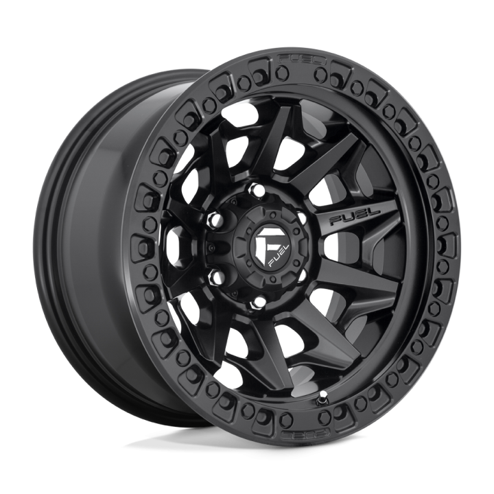 Alloy Wheel, FUEL D694 COVERT, 17x9.0, ET -12, 6x135, 87.1, Black - EDK.ro