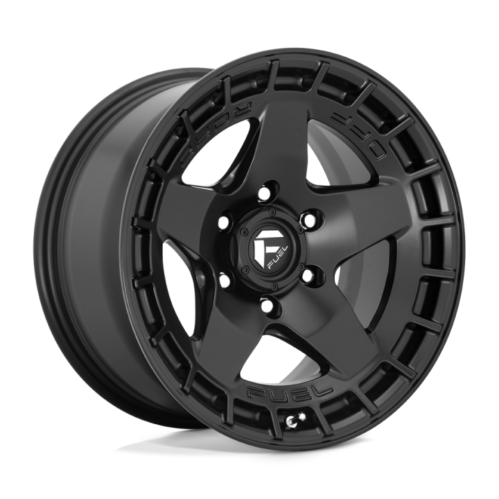 Jantă de Aluminiu, FUEL D733 WARP, 17x9.0, ET 1, 6x135, 87.1, Negru - EDK.ro