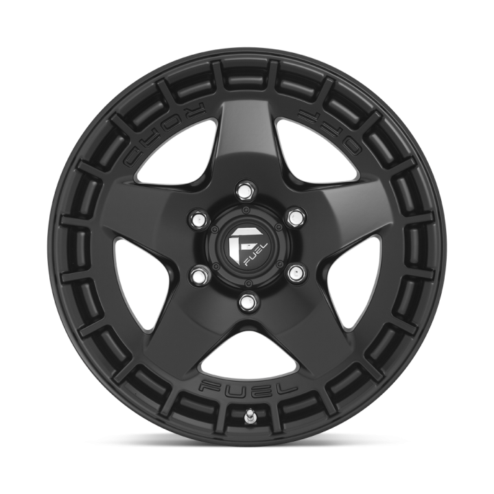Jantă de Aluminiu, FUEL D733 WARP, 17x9.0, ET 1, 6x135, 87.1, Negru - EDK.ro