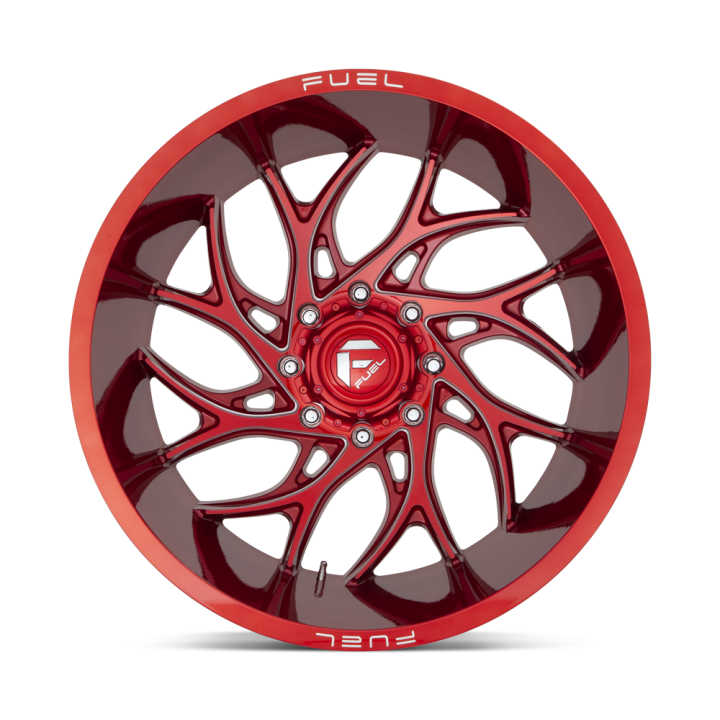 Alloy Wheel, FUEL D742 RUNNER, 22x12.0, ET -44, 6x135, 87.1, Red - EDK.ro