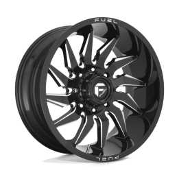 Jantă de Aluminiu, FUEL D744 SABER, 22x12.0, ET -44, 6x135, 87.1, Negru - EDK.ro