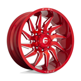 Alloy Wheel, FUEL D745 SABER, 22x10.0, ET -18, 6x135, 87.1, Red - EDK.ro