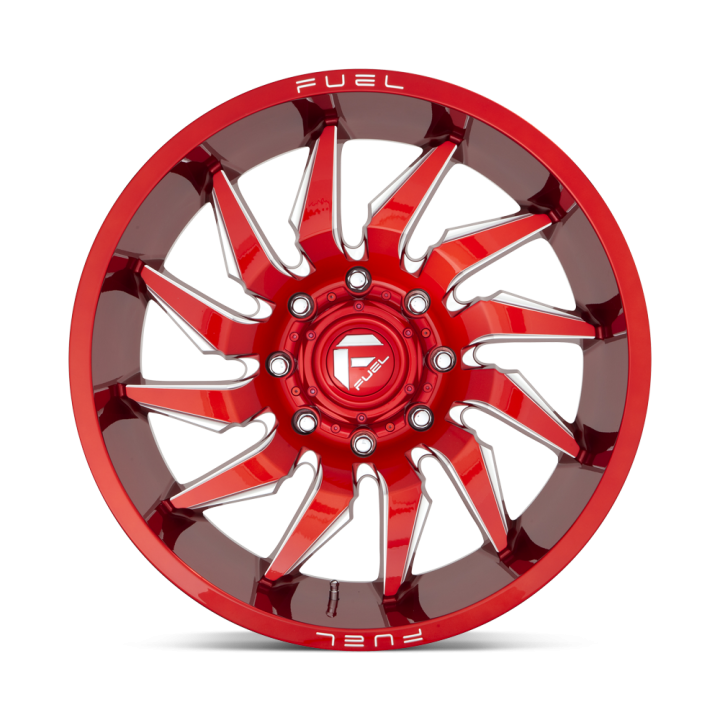 Jantă de Aluminiu, FUEL D745 SABER, 22x10.0, ET -18, 6x135, 87.1, Roșu - EDK.ro