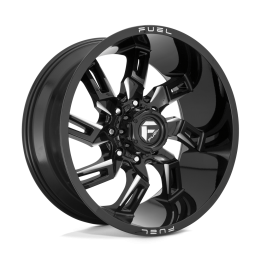 Alloy Wheel, FUEL D747 LOCKDOWN, 20x10.0, ET -18, 6x135, 87.1, Black - EDK.ro