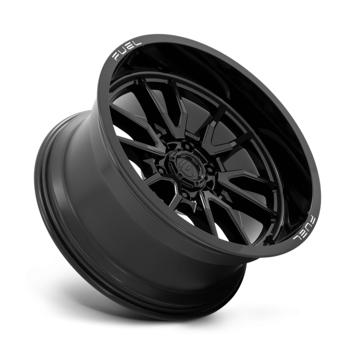 Jantă de Aluminiu, FUEL D760 CLASH, 17x9.0, ET -12, 6x135, 87.1, Negru - EDK.ro