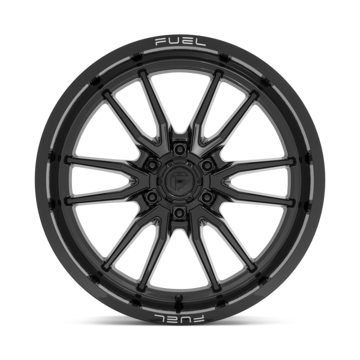 Alloy Wheel, FUEL D760 CLASH, 22x10.0, ET -18, 6x135, 87.1, Black - EDK.ro
