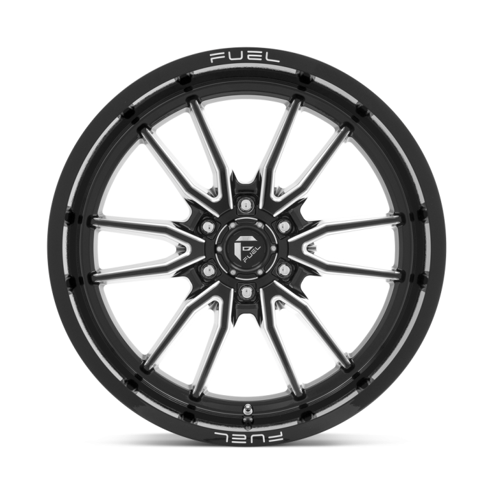 Jantă de Aluminiu, FUEL D761 CLASH, 22x10.0, ET -18, 6x135, 87.1, Negru - EDK.ro