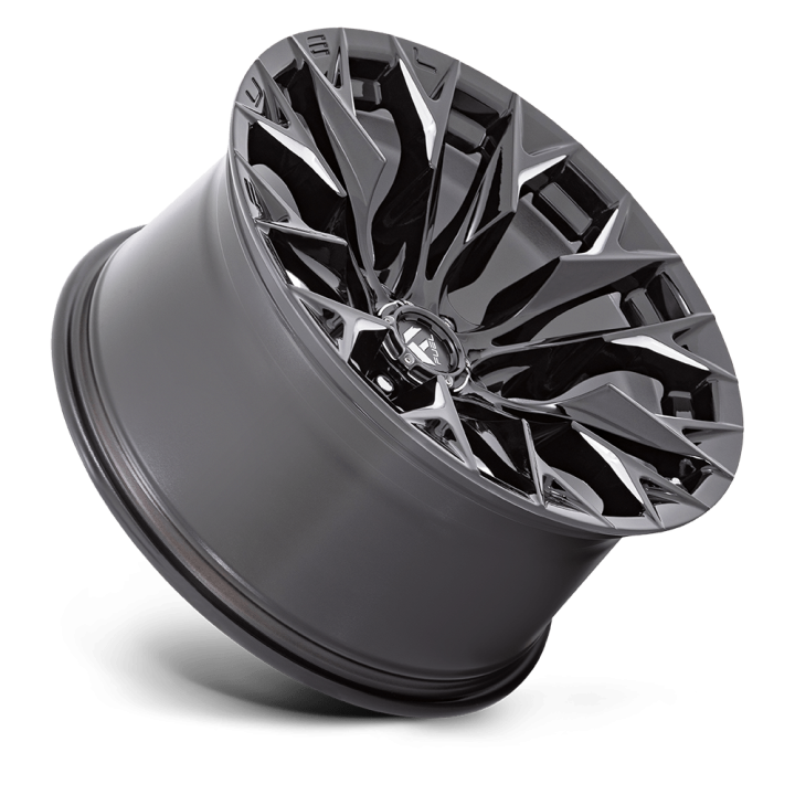 Jantă de Aluminiu, FUEL D803 FLAME, 20x10.0, ET -18, 6x135, 87.1, Negru - EDK.ro