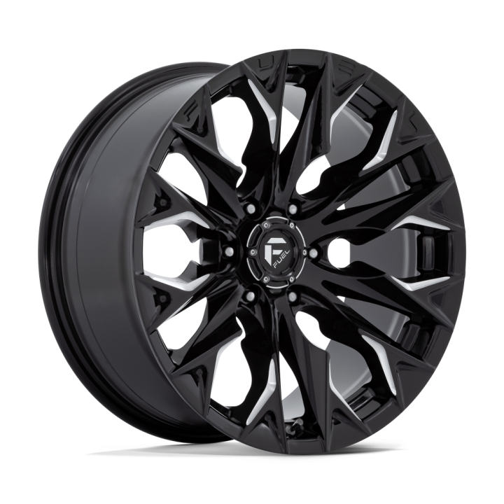 Jantă de Aluminiu, FUEL D803 FLAME, 20x9.0, ET 1, 6x135, 87.1, Negru - EDK.ro