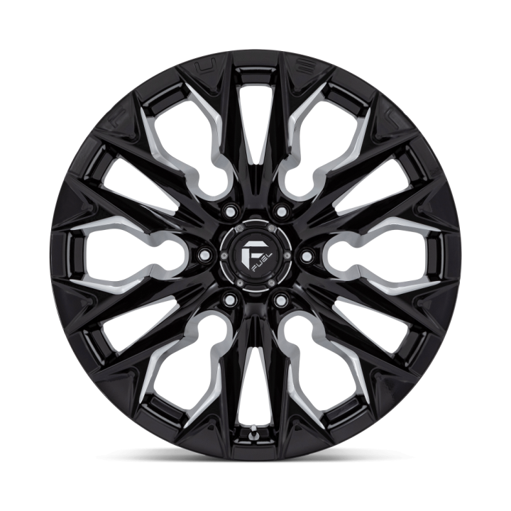 Jantă de Aluminiu, FUEL D803 FLAME, 20x9.0, ET 1, 6x135, 87.1, Negru - EDK.ro