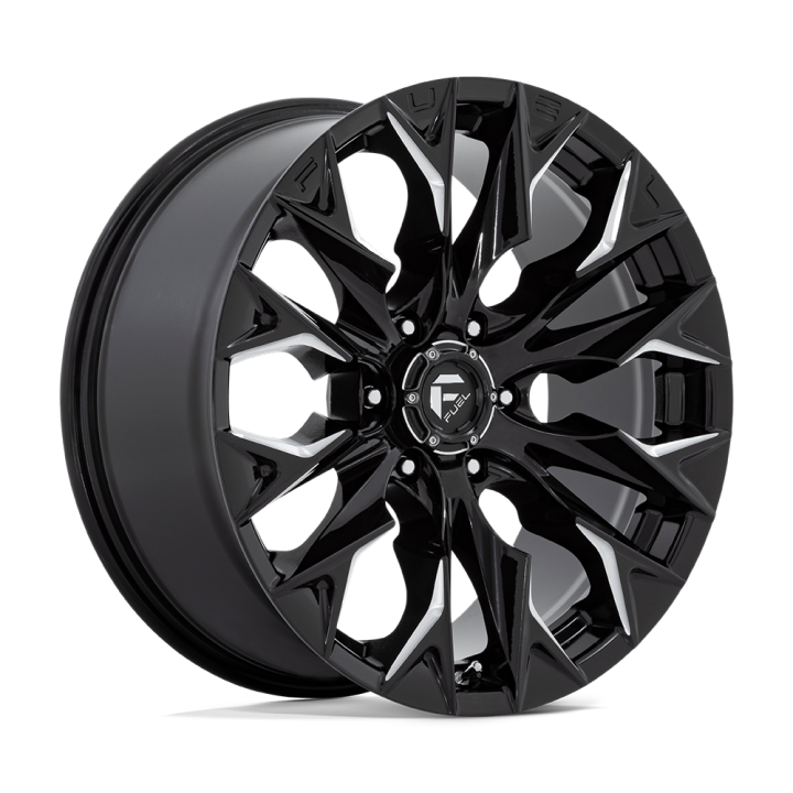 Jantă de Aluminiu, FUEL D803 FLAME, 20x9.0, ET 20, 6x135, 87.1, Negru - EDK.ro