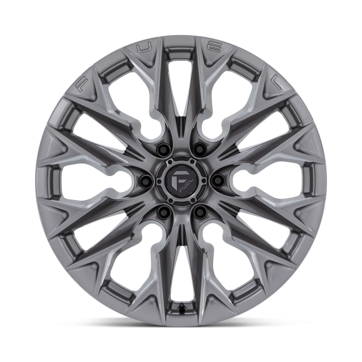 Jantă de Aluminiu, FUEL D806 FLAME, 20x9.0, ET 1, 6x135, 87.1, Platină - EDK.ro