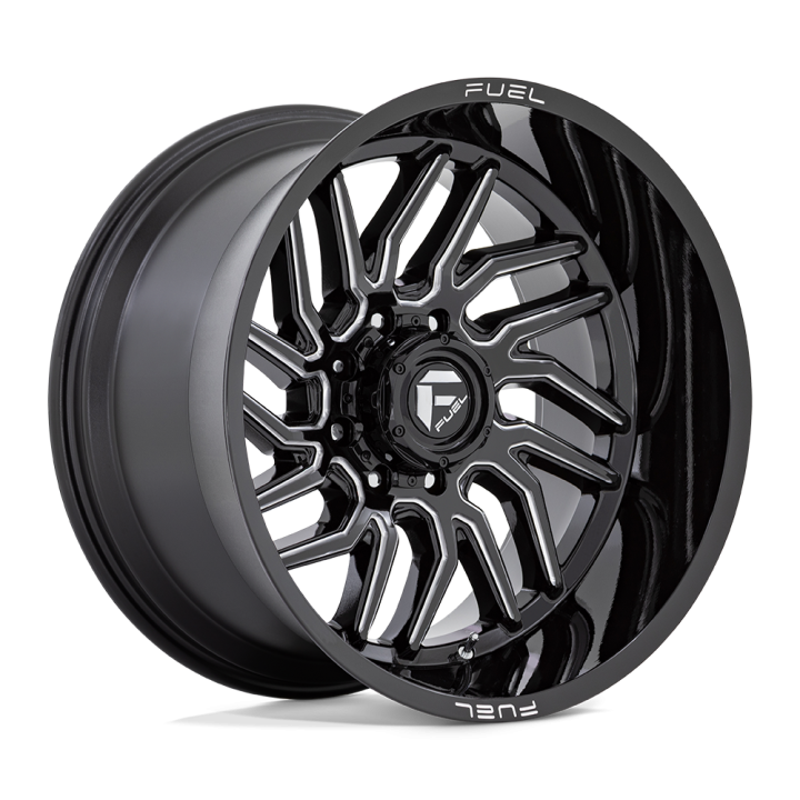 Jantă de Aluminiu, FUEL D807 HURRICANE, 22x12.0, ET -44, 6x135, 87.1, Negru - EDK.ro