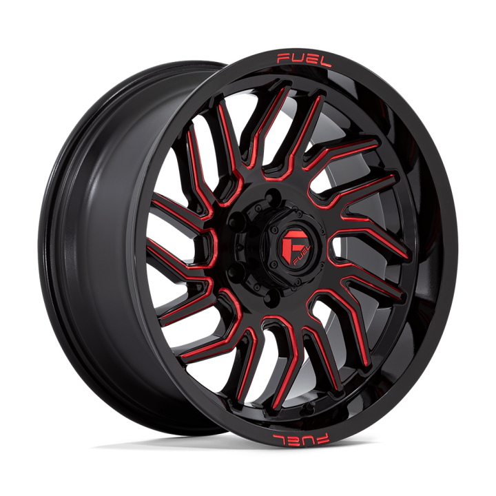 Jantă de Aluminiu, FUEL D808 HURRICANE, 20x9.0, ET 1, 6x135, 87.1, Negru - EDK.ro