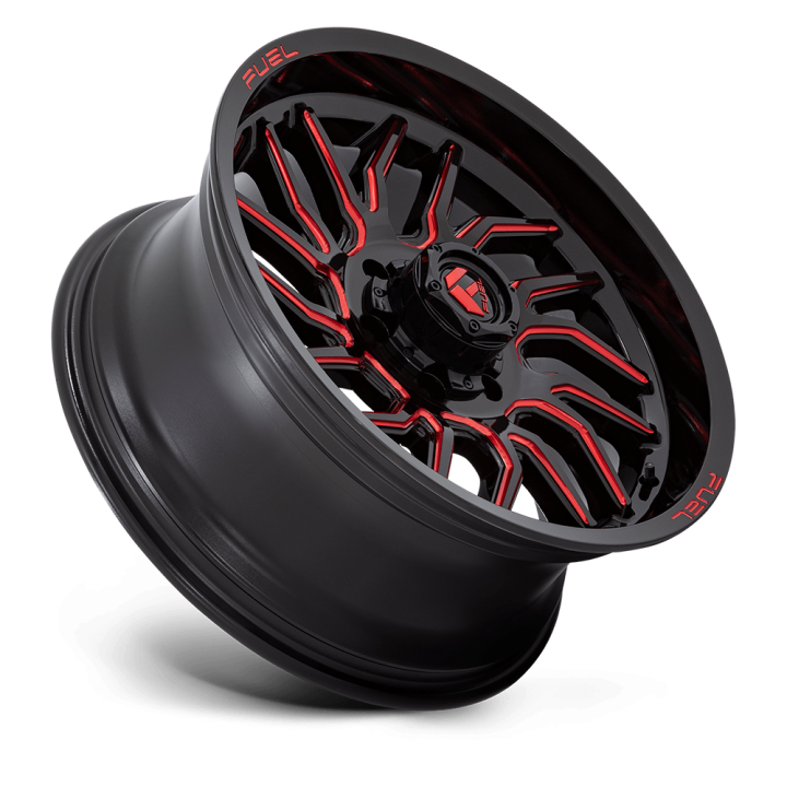 Alloy Wheel, FUEL D808 HURRICANE, 20x9.0, ET 1, 6x135, 87.1, Black - EDK.ro