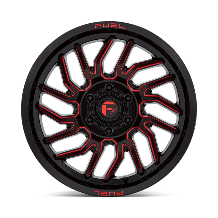 Alloy Wheel, FUEL D808 HURRICANE, 20x9.0, ET 1, 6x135, 87.1, Black - EDK.ro