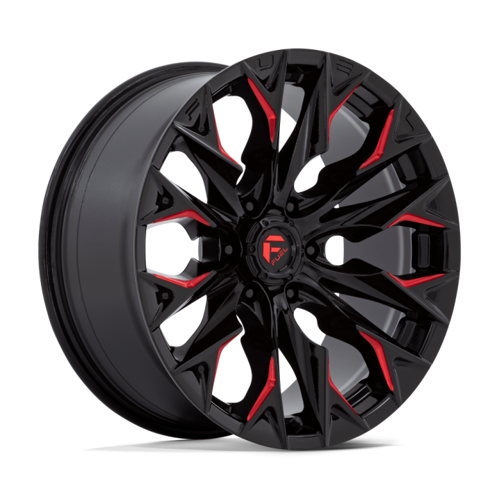 Alloy Wheel, FUEL D823 FLAME, 20x9.0, ET 1, 6x135, 87.1, Black - EDK.ro