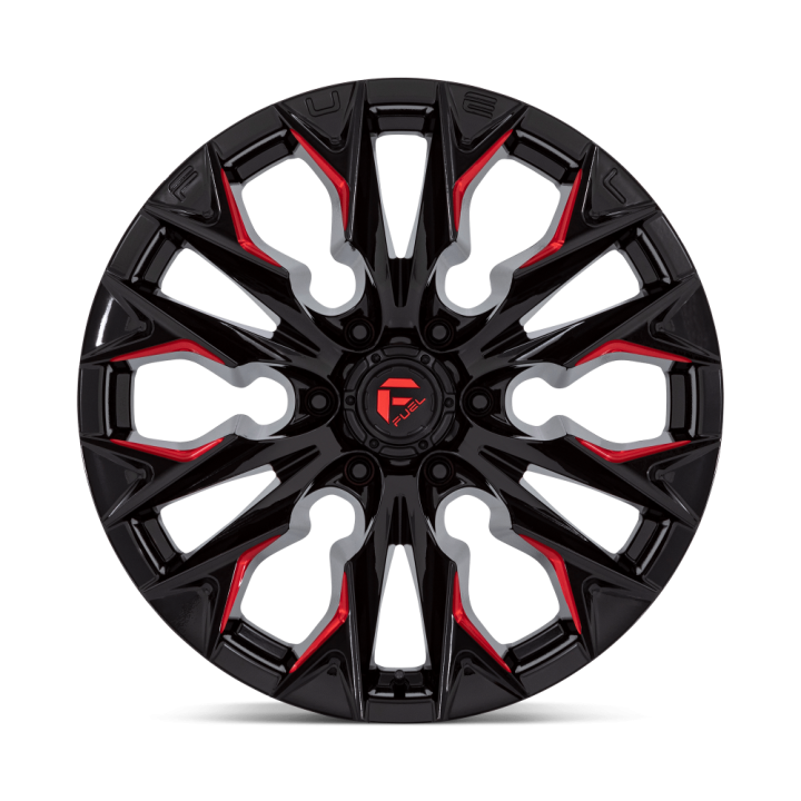 Alloy Wheel, FUEL D823 FLAME, 20x9.0, ET 1, 6x135, 87.1, Black - EDK.ro