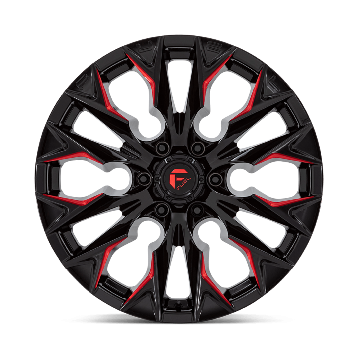 Alloy Wheel, FUEL D823 FLAME, 20x9.0, ET 20, 6x135, 87.1, Black - EDK.ro
