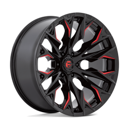 Alloy Wheel, FUEL D823 FLAME, 22x10.0, ET -18, 6x135, 87.1, Black - EDK.ro