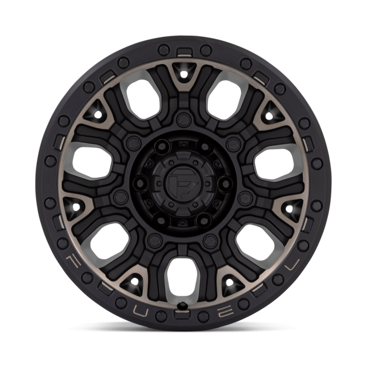 Jantă de Aluminiu, FUEL D824 TRACTION, 17x9.0, ET 1, 6x135, 87.1, Negru - EDK.ro