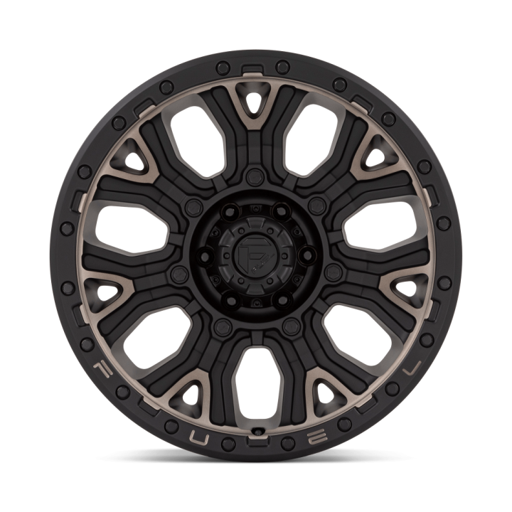 Alloy Wheel, FUEL D824 TRACTION, 20x9.0, ET 1, 6x135, 87.1, Black - EDK.ro