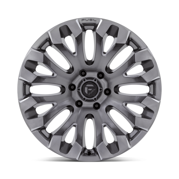 Alloy Wheel, FUEL D830 QUAKE, 20x10.0, ET -18, 6x135, 87.1, Platinum - EDK.ro
