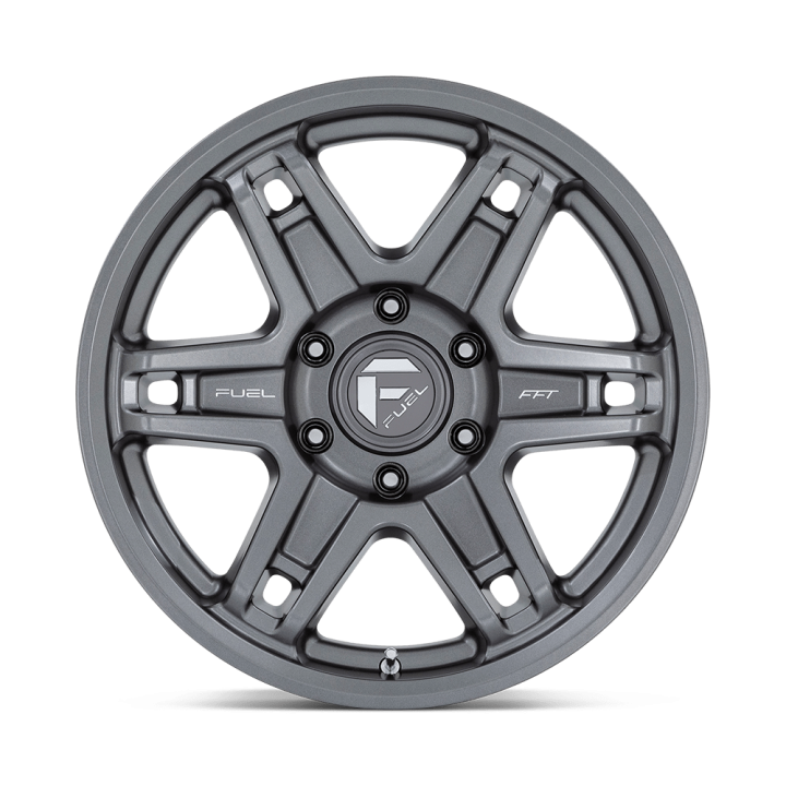 Jantă de Aluminiu, FUEL D838 SLAYER, 18x8.5, ET 1, 6x135, 87.1, Gri Metalizat - EDK.ro