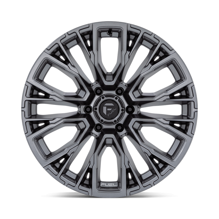 Alloy Wheel, FUEL D848 REBAR, 17x9.0, ET -12, 6x135, 87.1, Gunmetal - EDK.ro