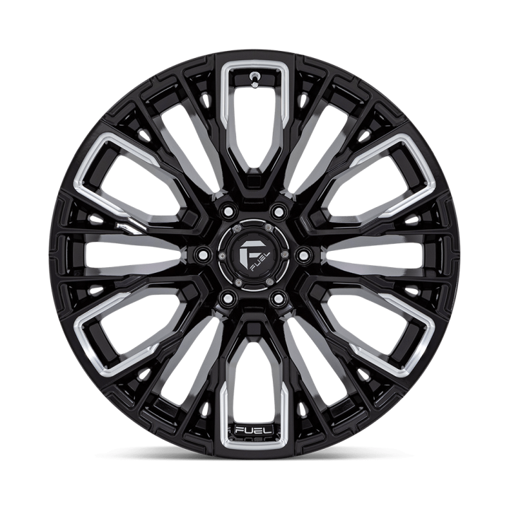 Alloy Wheel, FUEL D849 REBAR, 17x9.0, ET -12, 6x135, 87.1, Black - EDK.ro