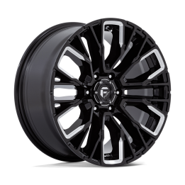 Alloy Wheel, FUEL D849 REBAR, 20x9.0, ET 20, 6x135, 87.1, Black - EDK.ro