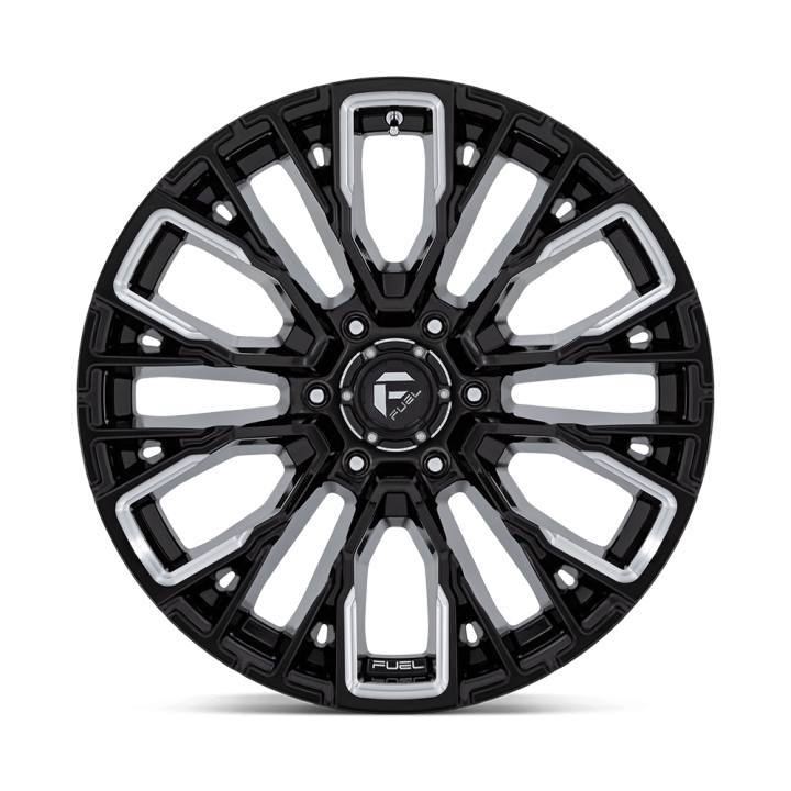 Alloy Wheel, FUEL D849 REBAR, 20x9.0, ET 1, 6x135, 87.1, Black - EDK.ro