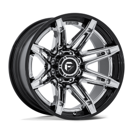 Alloy Wheel, FUEL FC401 BRAWL, 24x12.0, ET -44, 6x135, 87.1, Black - EDK.ro