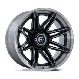 Alloy Wheel, FUEL FC401 BRAWL, 20x10.0, ET -18, 6x135, 87.1, Black - EDK.ro
