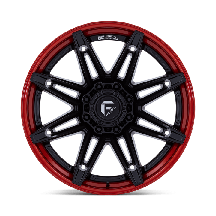 Alloy Wheel, FUEL FC401 BRAWL, 22x12.0, ET -44, 6x135, 87.1, Black - EDK.ro