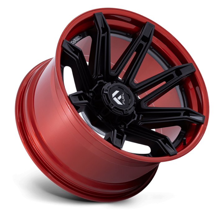 Jantă de Aluminiu, FUEL FC401 BRAWL, 24x12.0, ET -44, 6x135, 87.1, Negru - EDK.ro