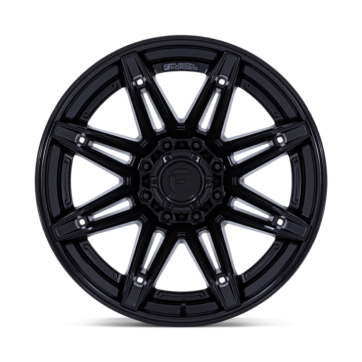 Jantă de Aluminiu, FUEL FC401 BRAWL, 24x12.0, ET -44, 6x135, 87.1, Negru - EDK.ro