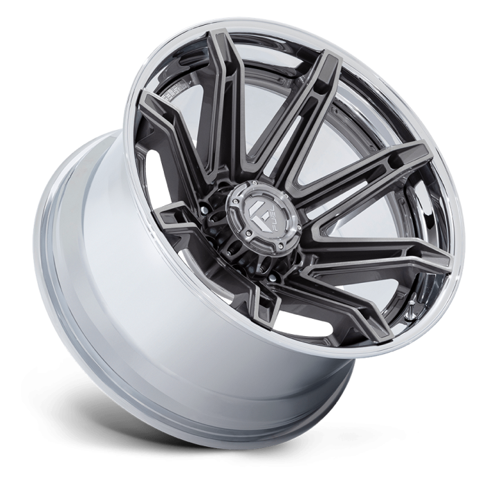 Alloy Wheel, FUEL FC401 BRAWL, 20x10.0, ET -18, 6x135, 87.1, Chrome - EDK.ro