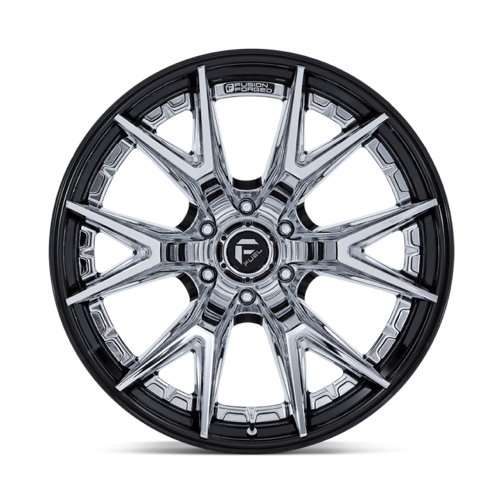 Alloy Wheel, FUEL FC402 CATALYST, 22x10.0, ET -18, 6x135, 87.1, Black - EDK.ro