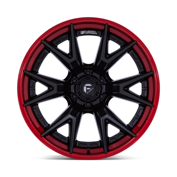 Alloy Wheel, FUEL FC402 CATALYST, 22x10.0, ET -18, 6x135, 87.1, Black - EDK.ro
