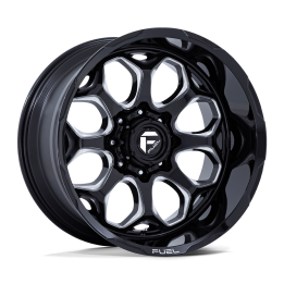 Alloy Wheel, FUEL FC862 SCEPTER, 20x9.0, ET 1, 6x135, 87.1, Black - EDK.ro