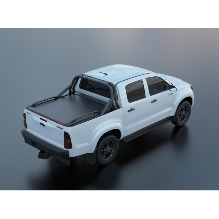Manual Roll Top Tonneau Bed Cover, Tessera 4x4 SE, Toyota Hilux Double Cab 2005 - 2016 - EDK.ro