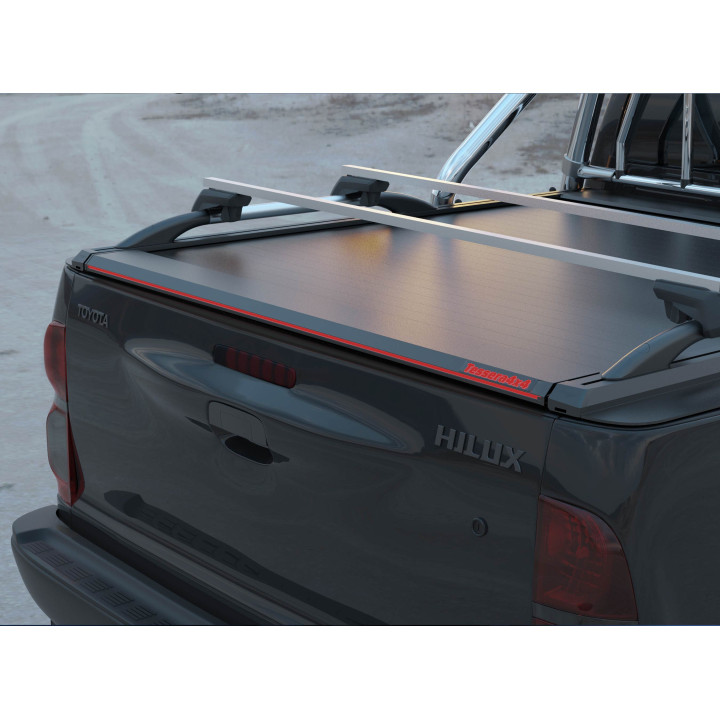 Manual Roll Top Tonneau Bed Cover, Tessera 4x4 SE, Toyota Hilux Double Cab 2005 - 2016 - EDK.ro