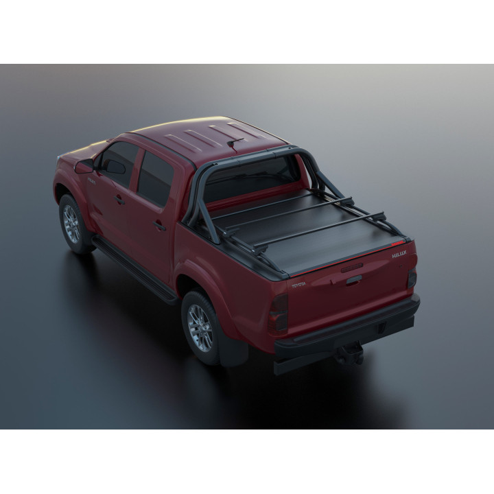 Manual Roll Top Tonneau Bed Cover, Tessera 4x4 SE, Toyota Hilux Double Cab 2005 - 2016 - EDK.ro
