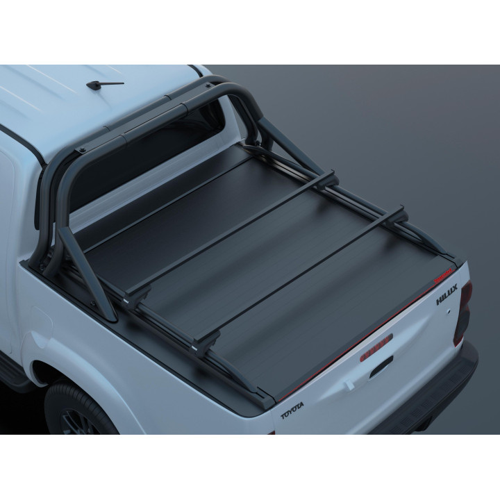 Manual Roll Top Tonneau Bed Cover, Tessera 4x4 SE, Toyota Hilux Double Cab 2005 - 2016 - EDK.ro
