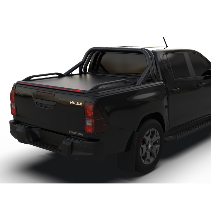 Manual Roll Top Tonneau Bed Cover, Tessera 4x4 SE, Toyota Hilux Double Cab 2016 - 2026 - EDK.ro