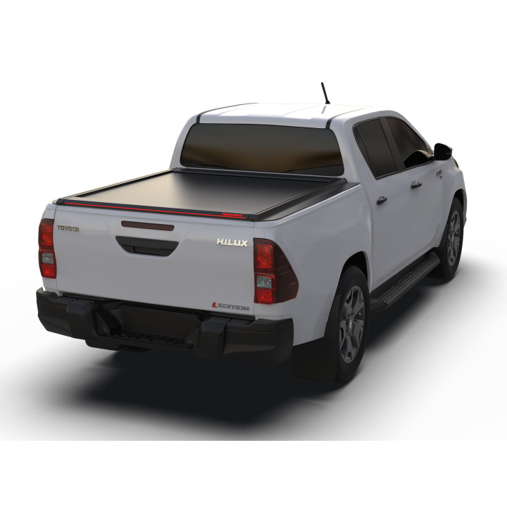 Manual Roll Top Tonneau Bed Cover, Tessera 4x4 SE, Toyota Hilux Double Cab 2016 - 2026 - EDK.ro