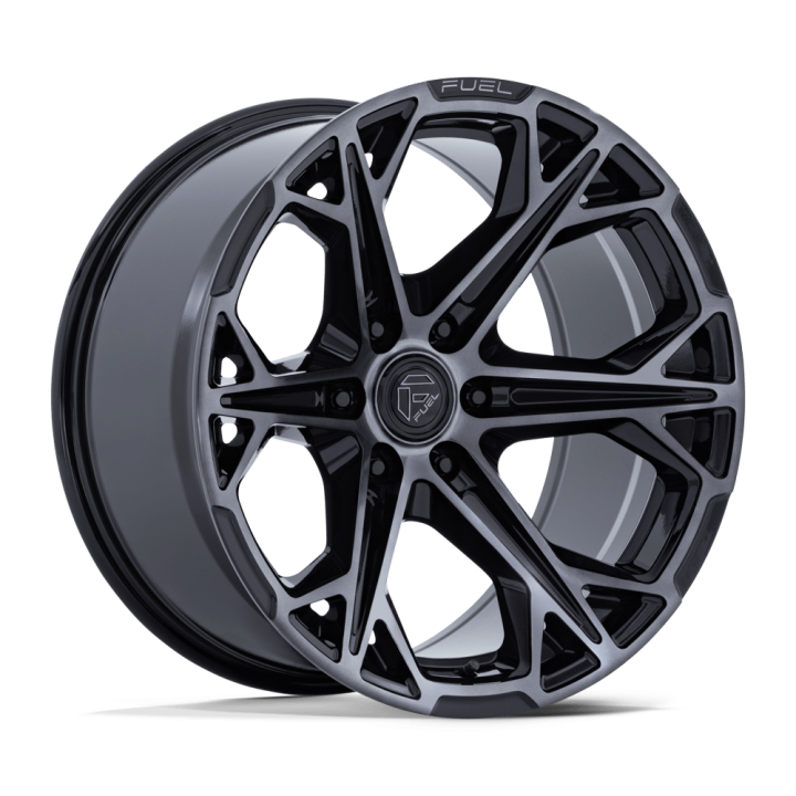Jantă de Aluminiu, FUEL FC886 HAMMERHEAD, 20x9.0, ET 20, 6x135, 87.1, Negru - EDK.ro